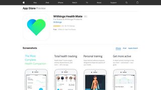 Withings Health Mate on the App Store - iTunes - Apple