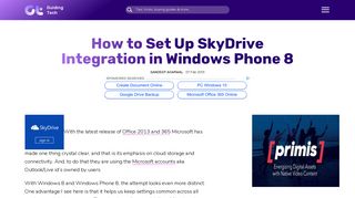 How to Set Up SkyDrive Integration in Windows Phone 8 - Guiding Tech