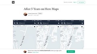 After 5 Years on Here Maps – Andrea Giammarchi – Medium
