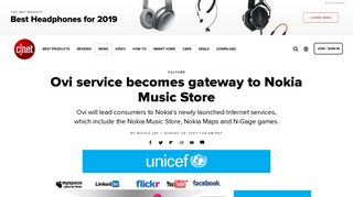 Ovi service becomes gateway to Nokia Music Store - CNET