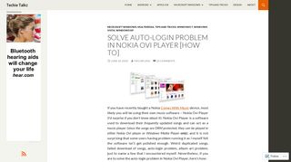 Solve auto-login problem in Nokia Ovi Player [How To] | Techie Talkz