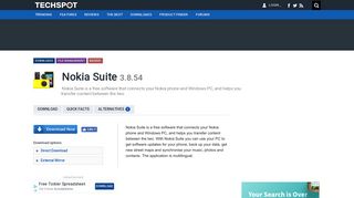 Nokia Suite 3.8.54 Download - TechSpot