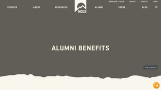 Alumni Benefits - NOLS