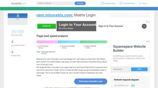Access nom.mlsmatrix.com. Matrix Login
