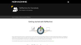 NoMachine - Getting started with NoMachine