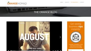 THE ORANGE BLOG Archives | Orange Nomad