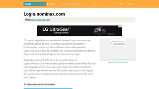 Login Nominax reviews and fraud and scam reports. Login.nominax ...