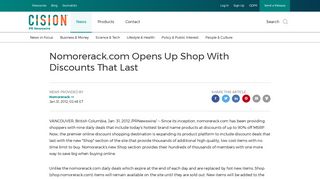 Nomorerack.com Opens Up Shop With Discounts That Last
