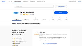 NOMS Healthcare Careers and Employment | Indeed.com
