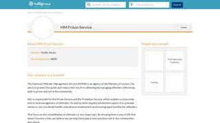 HM Prison Service Graduate Jobs and Schemes - TheBigChoice