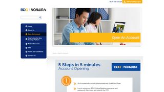 Open An Account | BDO Unibank, Inc.