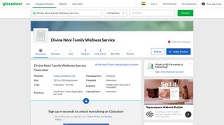 Working at Divine Noni Family Wellness Service | Glassdoor.co.in
