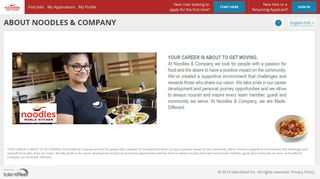 About Noodles & Company - talentReef Applicant Portal