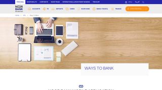 Mobile Banking Services, Online Banking - Noor Bank