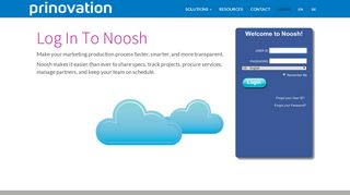 Login to Noosh | Prinovation AG