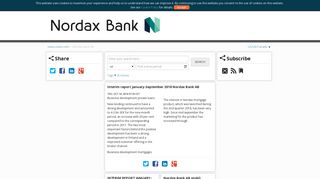 Nordax Bank AB - Cision
