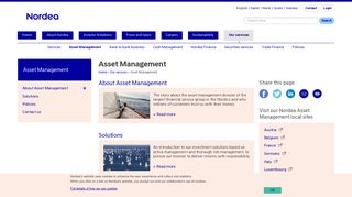 Asset Management | nordea.com