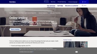 Online trading - Personal | Nordea.fi