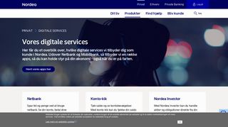Digitale services | Nordea | Nordea.dk