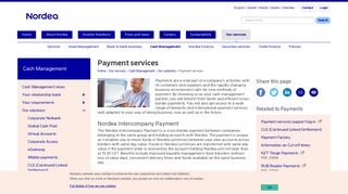 Payment services | nordea.com