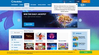 NordicBet Online Casino, Claim your Casino Bonus and Win Big. Play ...