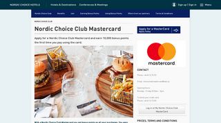 Benefits of Nordic Choice Club Mastercard - Nordic Choice Hotels