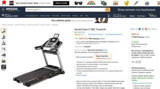 Amazon.com : NordicTrack C 990 Treadmill : Sports & Outdoors
