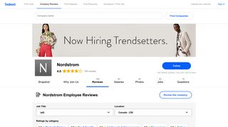 Working at Nordstrom: 228 Reviews | Indeed.com