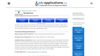 Nordstrom Application, Jobs & Careers Online - Job-Applications.com