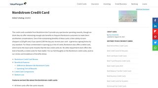 Nordstrom Credit Card | Credit Card Review - ValuePenguin