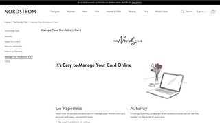 Manage Your Nordstrom Card | Nordstrom