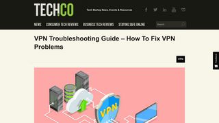 VPN Troubleshooting Guide – Fix VPN Connection Problems | Tech ...