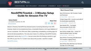 NordVPN Firestick - 3 Minutes Setup Guide for Amazon Fire TV