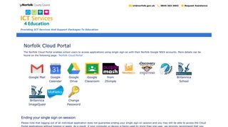 Norfolk Cloud Portal