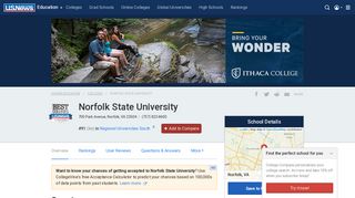 Norfolk State University - Profile, Rankings and Data | US News Best ...