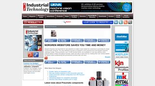Norgren webstore saves you time and money - Industrial Technology