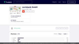 norisbank GmbH Reviews | Read Customer Service Reviews of www ...
