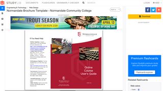 Normandale Brochure Template - Normandale Community College
