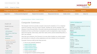 Computer Commons - NorQuest College - Edmonton, Alberta