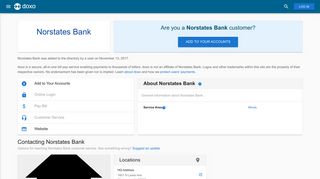 Norstates Bank: Login, Bill Pay, Customer Service and Care Sign-In