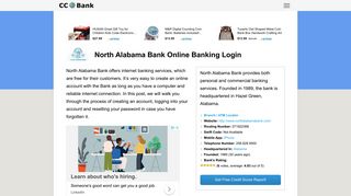 North Alabama Bank Online Banking Login - CC Bank
