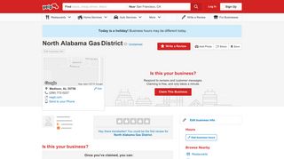North Alabama Gas District - Madison, AL - Phone Number - Yelp