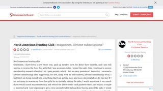 North American Hunting Club - Magazines, lifetime subscriptions ...