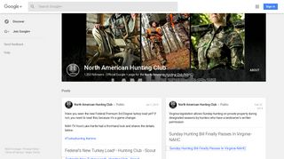 North American Hunting Club - Google+