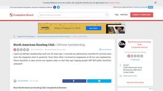 North American Hunting Club - Lifetime membership, Review ...