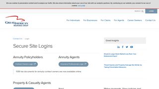 Annuity Agent Login - Great American Insurance Group