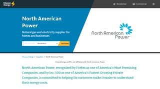 North American Power | Ratings, Reviews & Prices at Choose Energy®