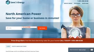 North American Power | Find Alternatives on SaveOnEnergy.com