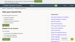 View your Council Tax - North Ayrshire Council