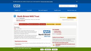 Overview - North Bristol NHS Trust - NHS